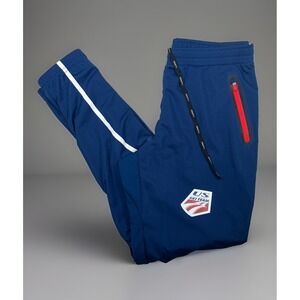 CRAFT US Ski Team Womens Training Pants Blue Warm Up Athletic Active M 30"